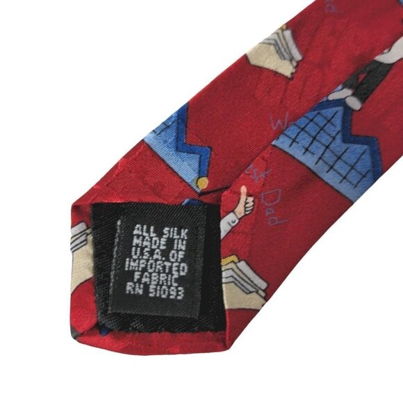 Vicky Davis World's Greatest Dad Silk Necktie - Picture 7 of 7
